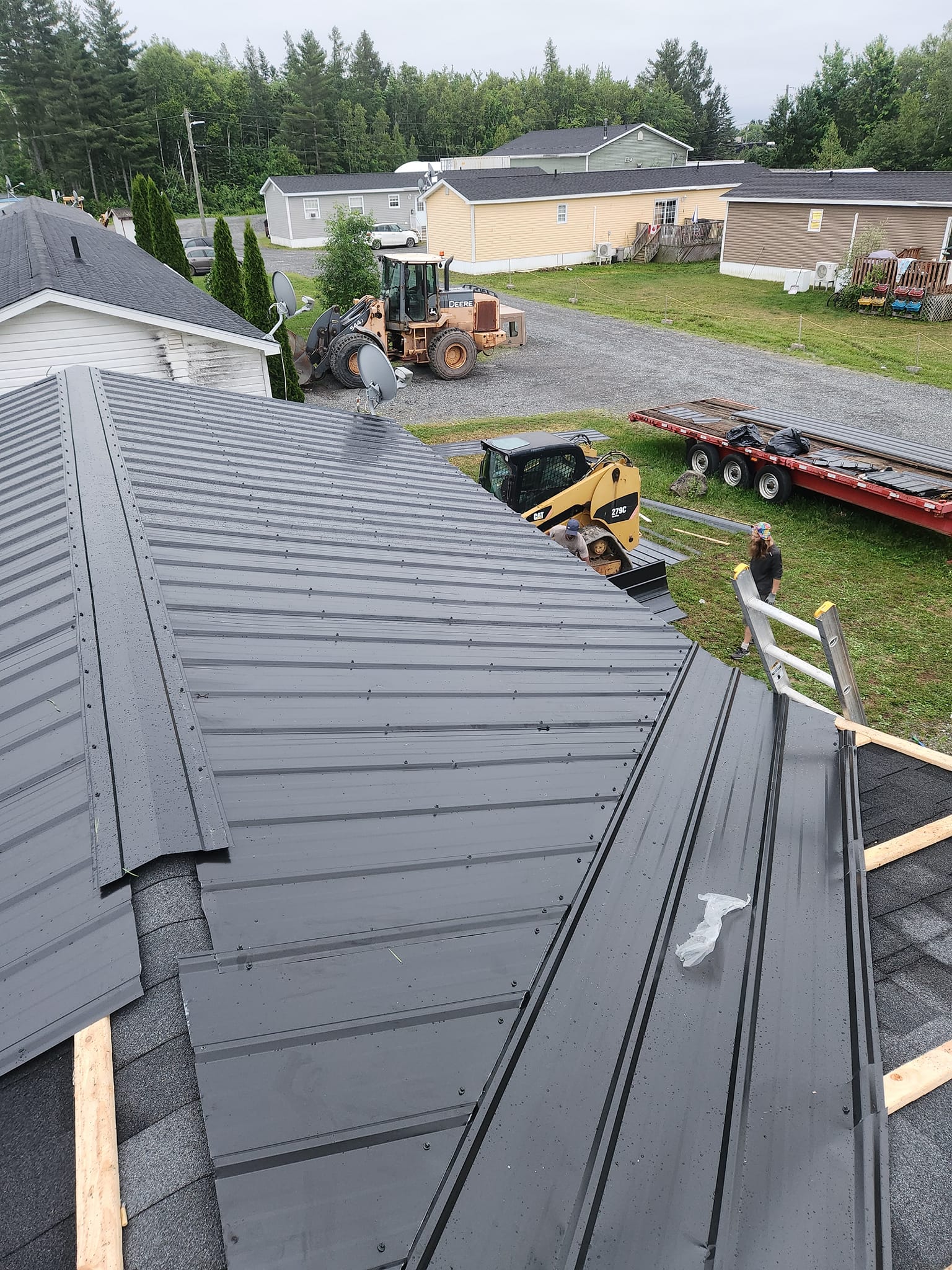 Completed roofing project